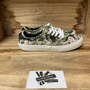 Vans off the wall lows floral sneakers shoes